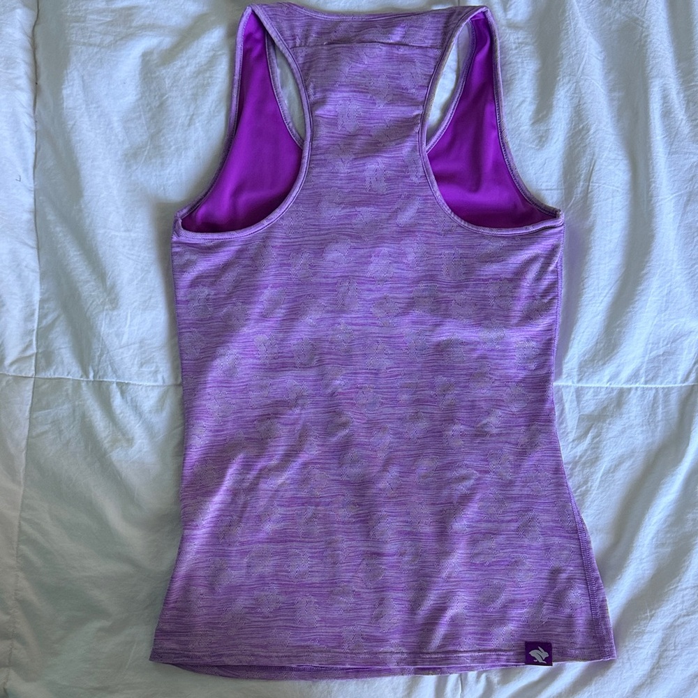 Rabbit Purple Athletic Tank Top - Picture 3 of 5